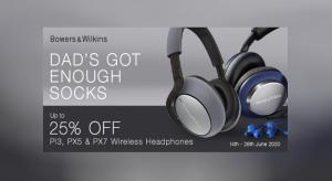 Bowers & Wilkins headphone discount for Father's Day